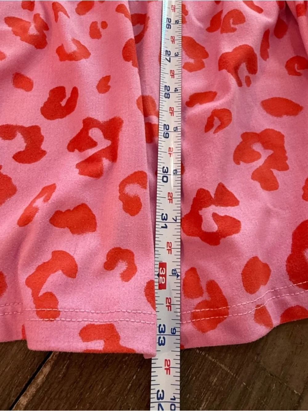 Entro Pink and Red Leopard Cheetah Mini Babydoll Dress Ruffle Sleeve Medium